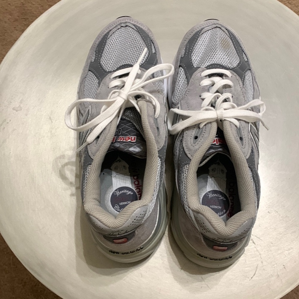 New Balance Gray 990 sneakers